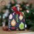 Karácsonyi díszek textil mikulás zsák + levél a Mikulástól 
